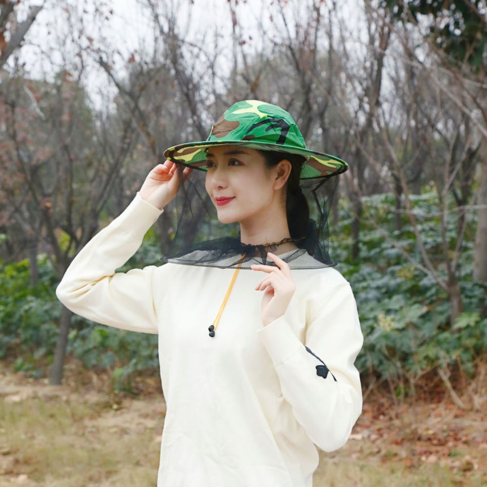 Anti Bee Mosquito Net Hat Beek - Agriculture Farming Hats ulasan dan harga