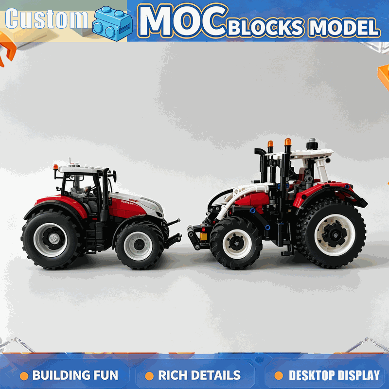 569PCS Farm Tractor Building B - Agriculture Farming Education ulasan dan harga