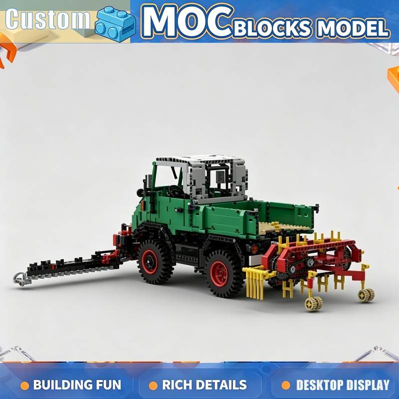 3019PCS Custom Building Blocks - Agriculture Farming Education ulasan dan harga
